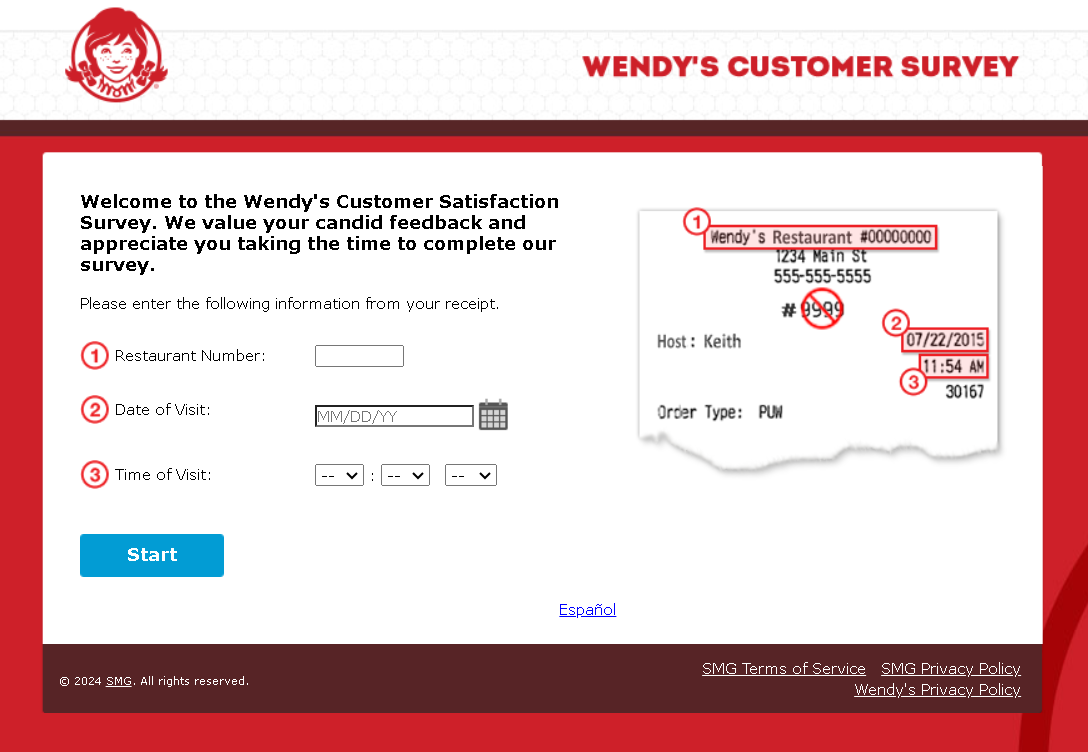 TalkToWendys.Com - Win A Free Sandwich - Wendy's Survey